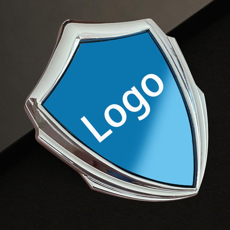 Car Decoration Stickers Stainless Steel Stickers Car logo replacement sticker trunk decoration sticker Customized LOGO mhsv0