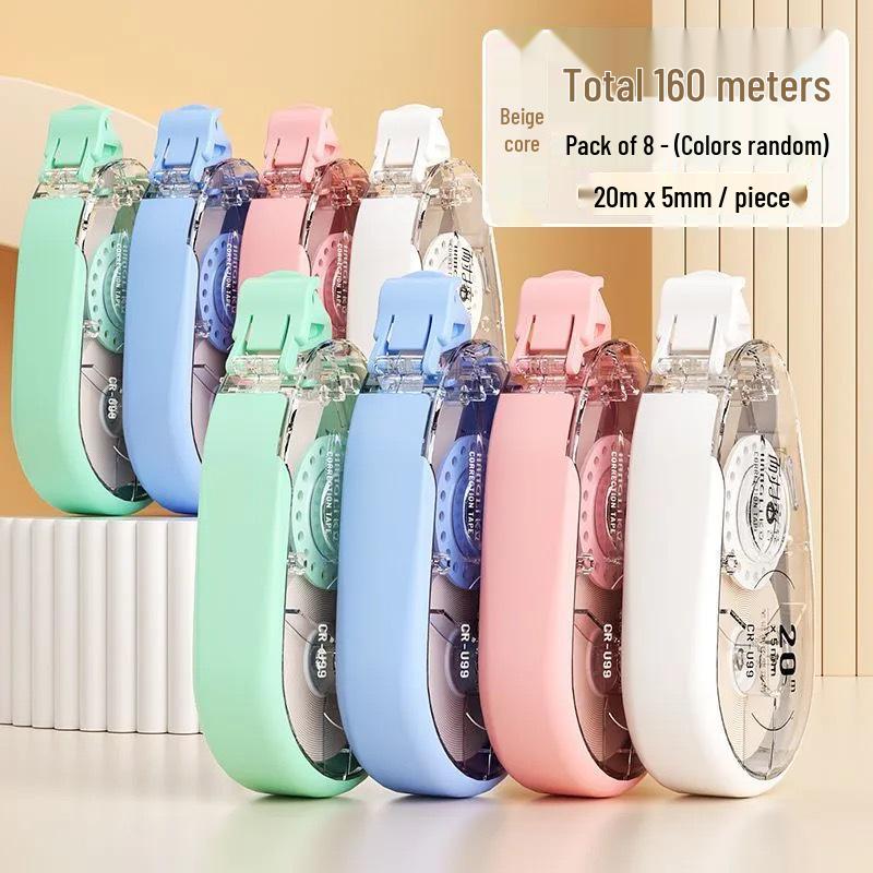 Large Capacity Eye-Friendly Correction Tape - Smooth, Silent, and Anti-Drop.
