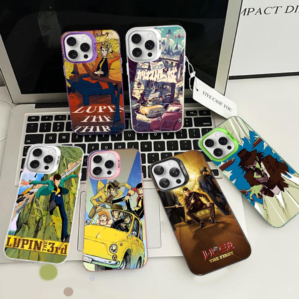 Lupin The Third Anime Phone Case For IPhone 16 15 14 13 12 11 Pro Max X XR XSMAX 8 7 Plus Matte Shockproof Back Cover