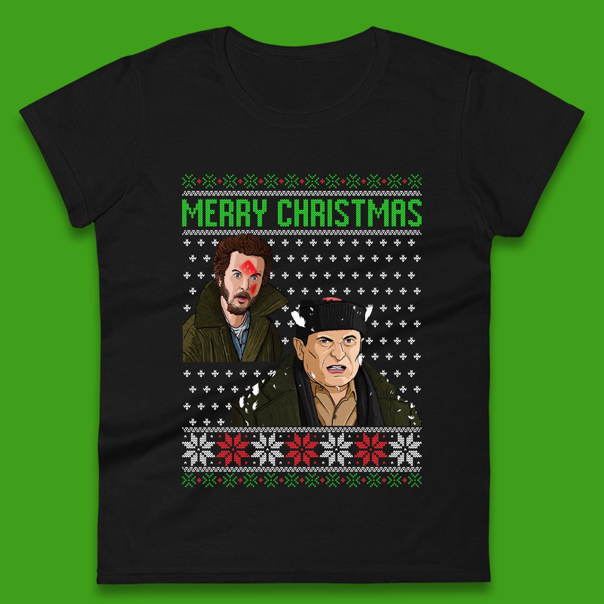 Marv And Harry Christmas Womens T-Shirt Mens Tops Tees Unisex 4XL