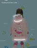 Kids' Waterproof EVA Raincoat with Large Brim and Backpack Space for Boys and Girls