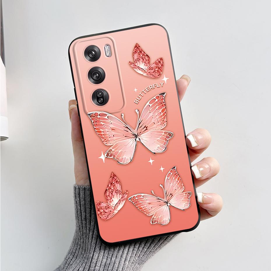 For OPPO Reno 12 Pro Case Cute Bear Cartoon Frog Back Cover Matte Silicone Soft Phone Case For OPPO Reno 12 Reno12 Pro 5G Fundas