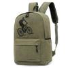 Fashion Canvas Backpack Men And Women Middle School Bag Fashion Sports Fitness Bag Travel Small Backpack Retro