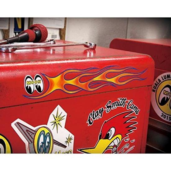 Mooneyes MOONEYES Aufkleber Flamin' MOON [DM220]