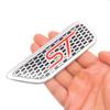 lczbn5 New 1pair 3D Aluminum Emblem ST Sport Fender Side Sticker Badge Accessories for Ford focus 2 fiesta ranger fusion mondeo mk2 mk4