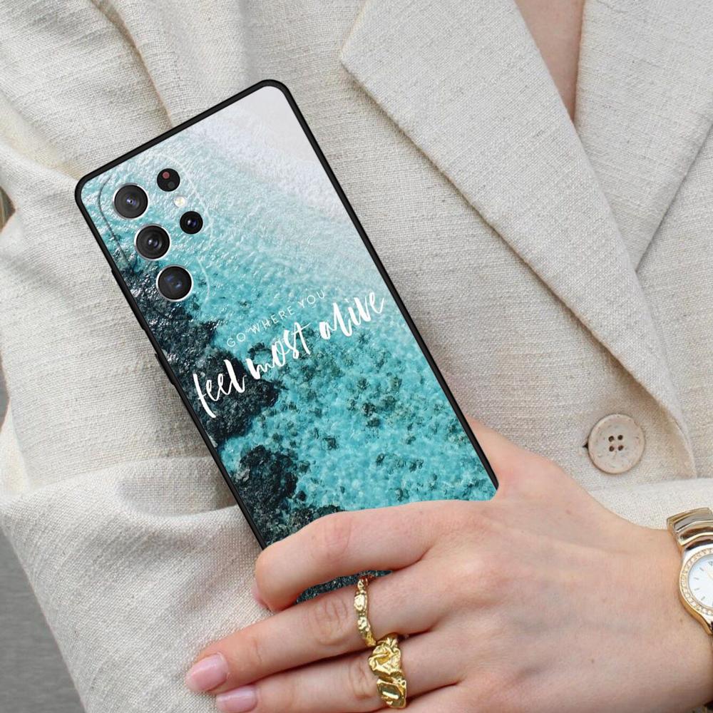 Travel Mountain Sea Beach Cell Phone Case for Samsung Galaxy S26 Ultra S25 S24 S23 S22 S21 S20 Note10 Cover