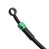 Motorcycle Brake Hose Oil Tube 120cm M10 for Kawasaki YAMAHA Honda Stainless Steel Braided Brake ATV Dirt Bike Street Racing