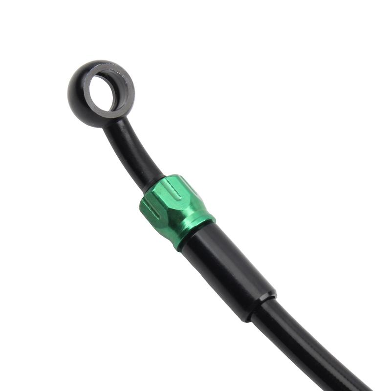 Motorcycle Brake Hose Oil Tube 120cm M10 for Kawasaki YAMAHA Honda Stainless Steel Braided Brake ATV Dirt Bike Street Racing