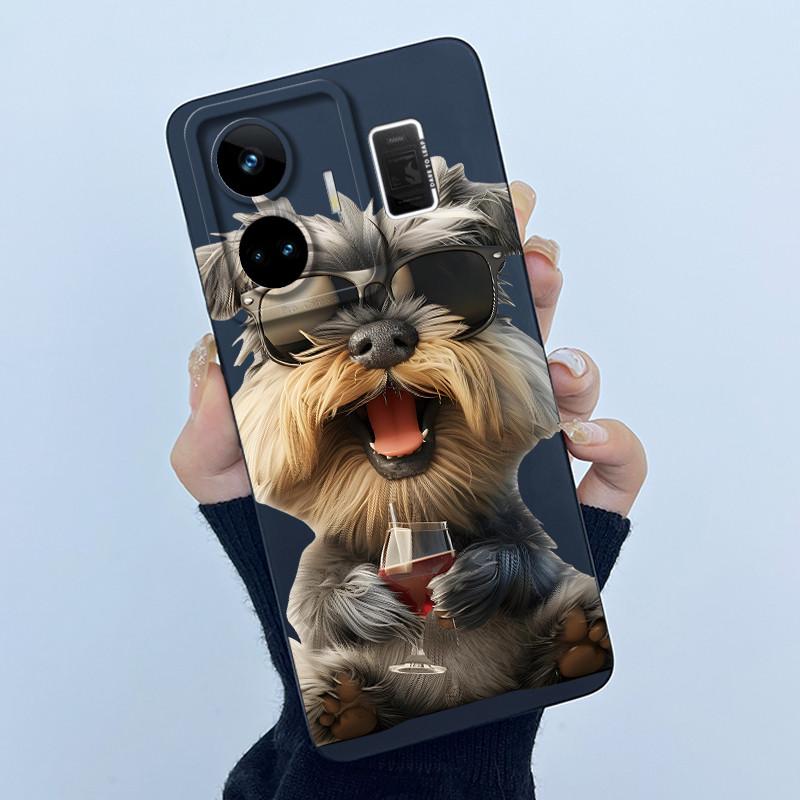 For Realme GT Neo 5 Case Funny Cartoon Cat Bumper Slim Soft TPU Shockproof Phone Case On For Realme GT Neo 5 Neo5 240W 5G Cover