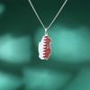 Drip Oil Qatar Map Necklace For Women Men Stainless Steel Qatari Country Flag Pendant Chain Patriotic Jewelry Wholesale