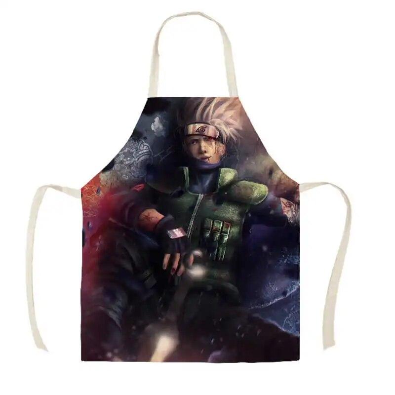 Prosty Kreatywny Apron z Nadrukiem Postaci z Anime do Kuchni Sprzątania Domowego Apron do Gotowania w Domu Apron do Pieczenia