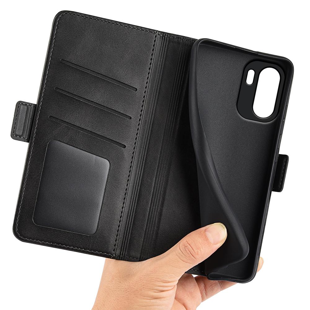 For OnePlus Ace 6 5G Case Calf Texture Leather Wallet Phone Cover