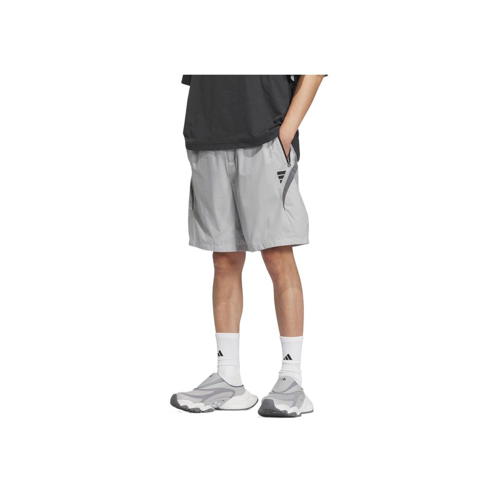 Adidas Fos Future Style Woven Shorts Comfortable Fashion Loose Casual Shorts Men Shorts Light-Gray JM8592