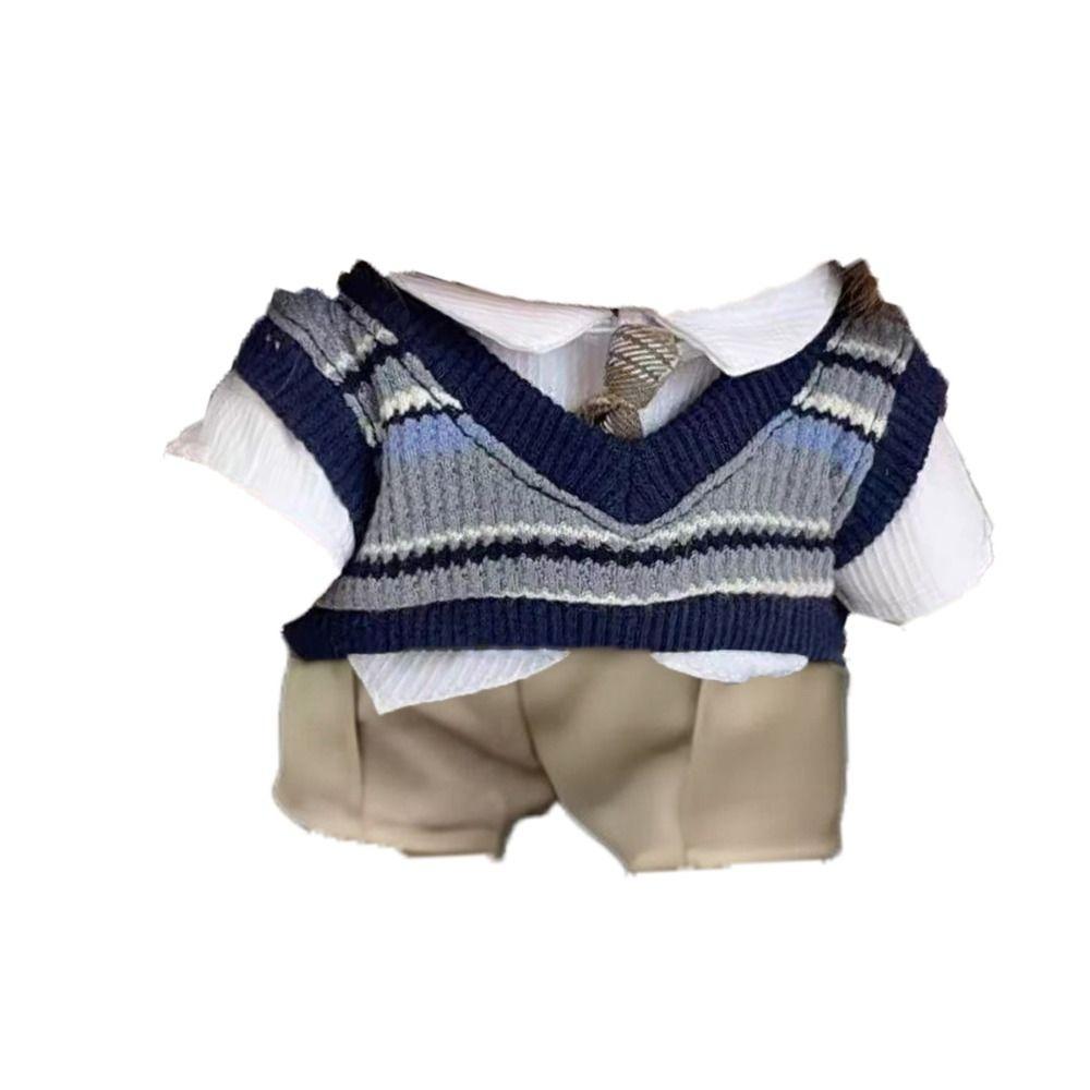 

20 см Хлопковая кукольная одежда Плюшевая кукла DIY Одежда Форма с кошачьими ушками Толстовка Крутая куртка Аксессуары для кукол без атрибутов