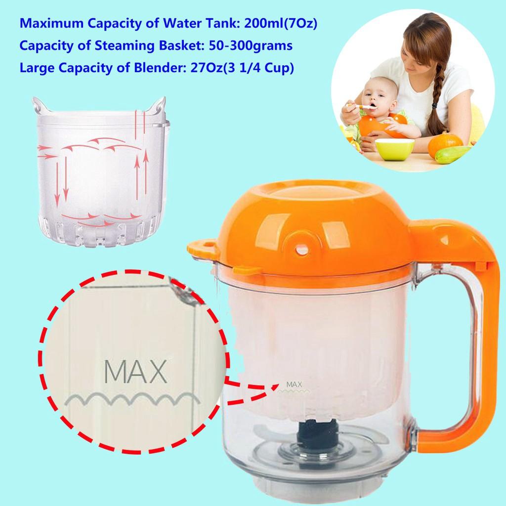 Infant Food Maker Blender BPA Autoclave Processor Free Food Classified EU EU AC 200-250V Steam Safety Food