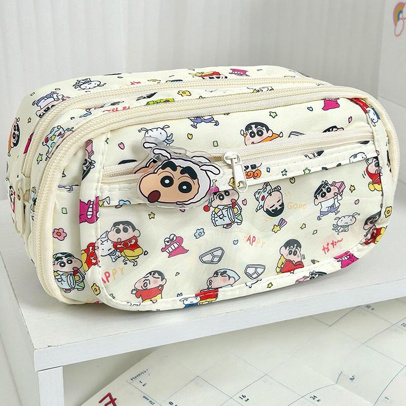 Cute Cartoon Pencil Case For Student Cartoon Anime Creative Pencil Bag High Capacity Stationery Storage Bag Cosmetic Bag