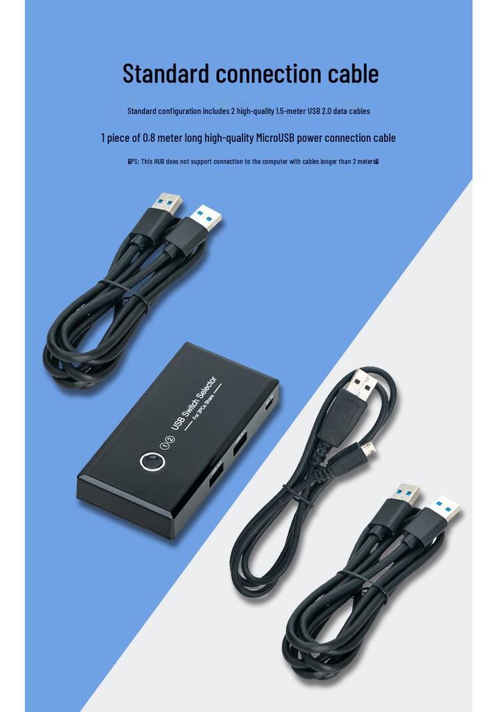 USB 3.0 2x4 Splitter-Switcher: Share Printers Between Two Computers
