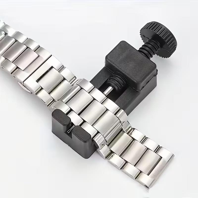 Watch Band Link Remover Tool Kit: Quick, Precise Adjustments with Spare Pins, Durable Plastic Construction