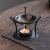 Creative Essential Oil Warmer Portable Polygon Aromatherapy Burner Decorative Retro Candle Heating Holder Bedroom Use