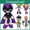 Adorable 10-inch Teen Titans Go Plush Toy Collection Featuring Robin Raven Cyborg