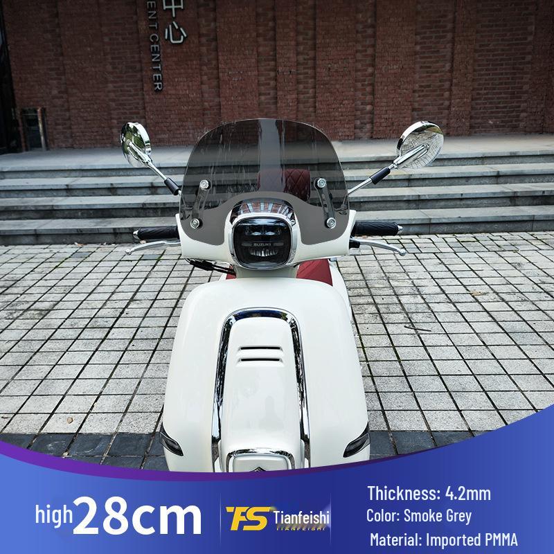 Tianfei Shi Windshield Accessory for Suzuki US125 Scooter Motorcycle