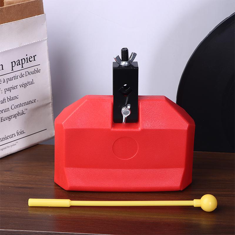 Cowbell Clapper Drum With 1 Hammer Pitched Durable Treble Jazz Drum Abs Bell Percussion Instruments Accessories Drums Part