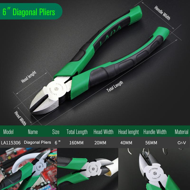 Fishing Pliers 6 Inch Japan Type Long Nose Diagonal Pliers Wire Cutter Side Cutting Nippers Multi Tools