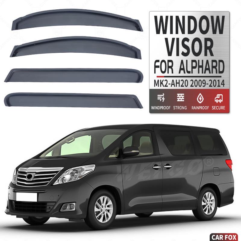 

Toyota ALPHARD Rain & Sun Visor Compatible No Logo - Standard Package