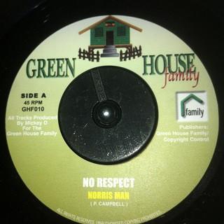 

7inch Record NORRISMAN No Respect GHF010 Green House Fam UK Reggae Ska Dub Used
