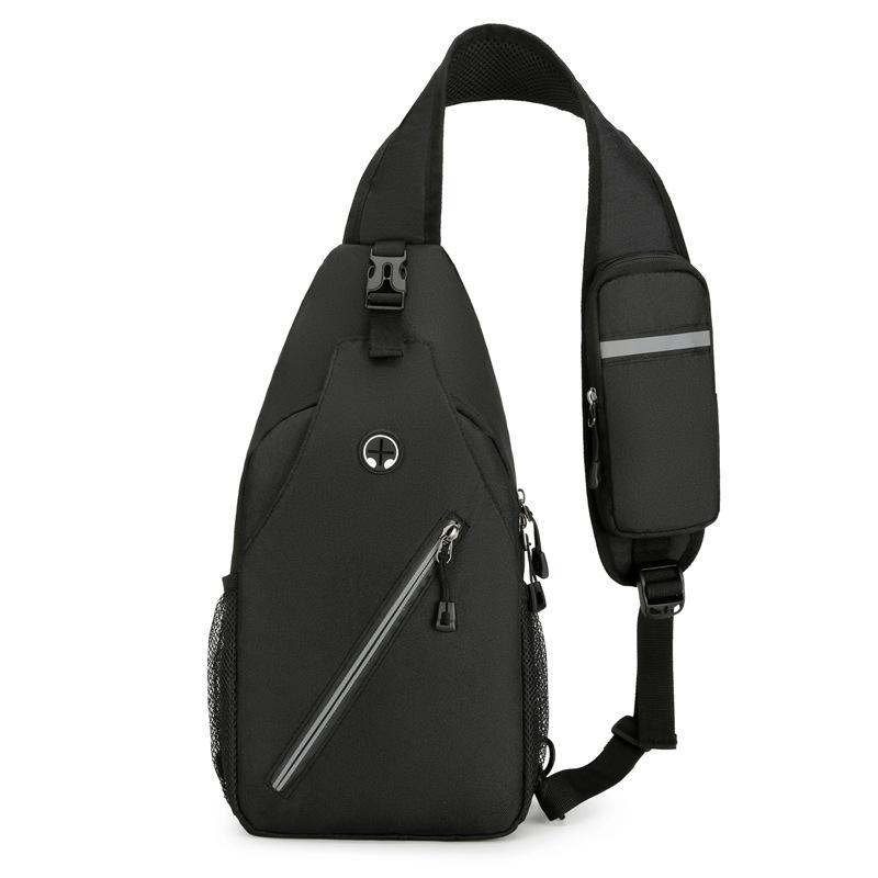 Unisex Chest Bag Simple Storage Bag Lightweight Travel Small Backpack Crossbody Bag Fashion Casual Single Should Bags