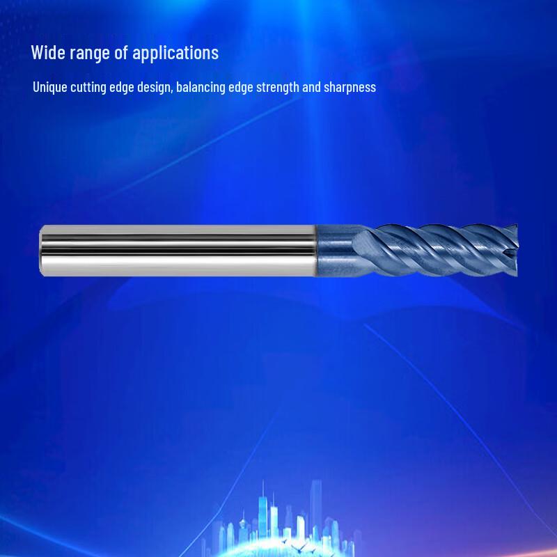 ZCC.CT Four-Flute Solid Carbide End Mill