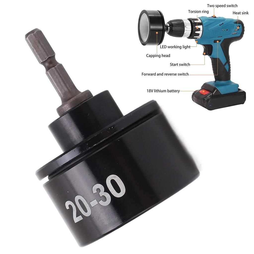 Electric Capping Machine Bit, Electric Sealing Machine Head Inner Silicone Pad, Bottle Capper Capping Machine Accessory for 20‑30mm Bottle Cover