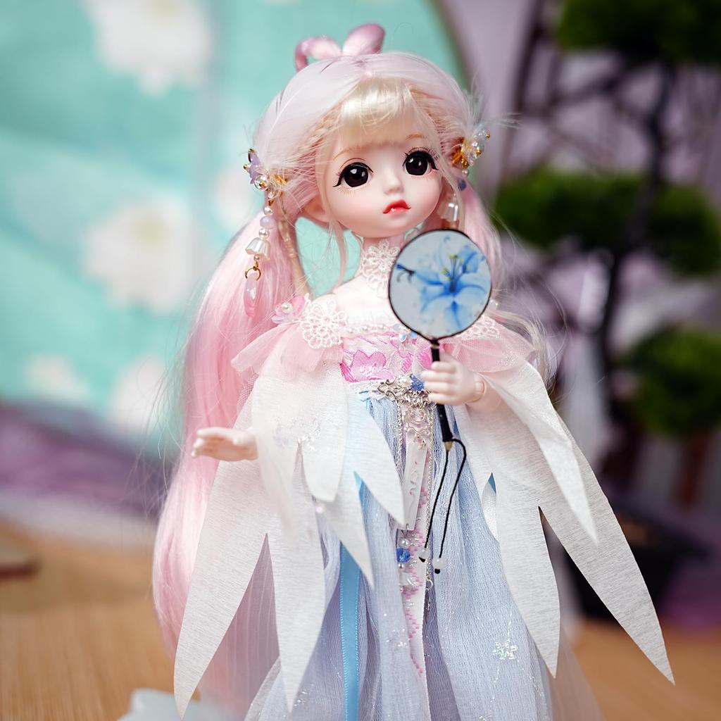 ICY Fortune Days bjd Doll Anime Style Doll 28 Mechanical Great for DIY Girl Doll 1/6 - Set, Joints, Gifts, Decoration, Exercise, Collection, 8+
