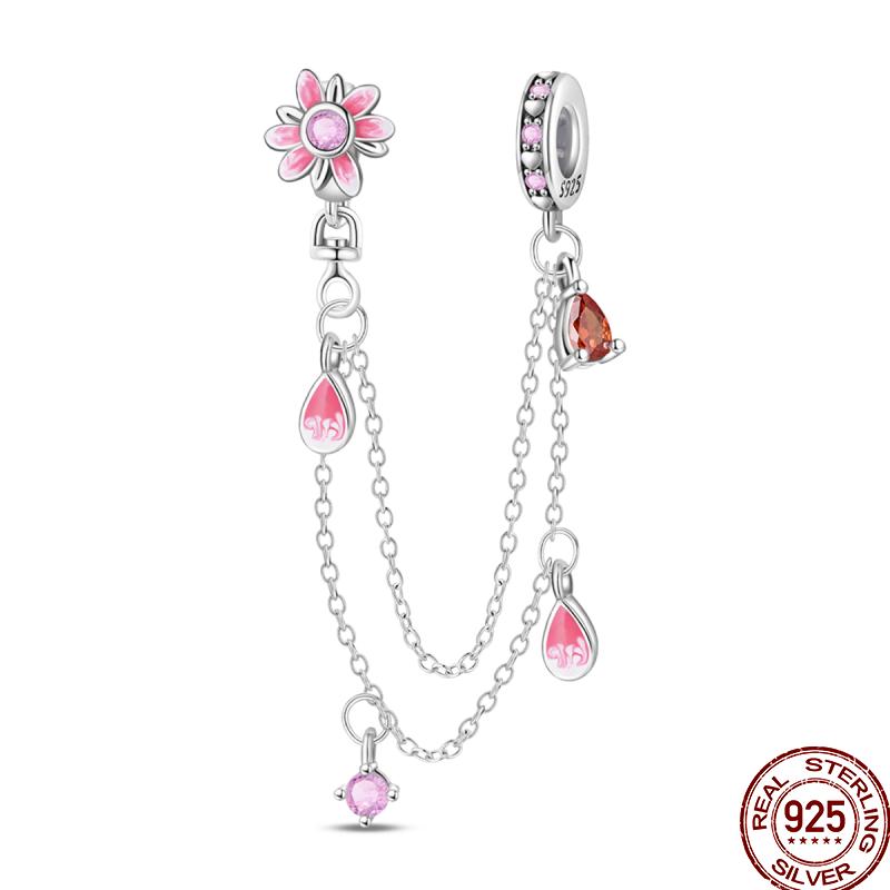 Sweet Copper Princess Dress Rainbow Horse Cat Charms Beads Fit Pan Original Bracelets Diy Jewelry