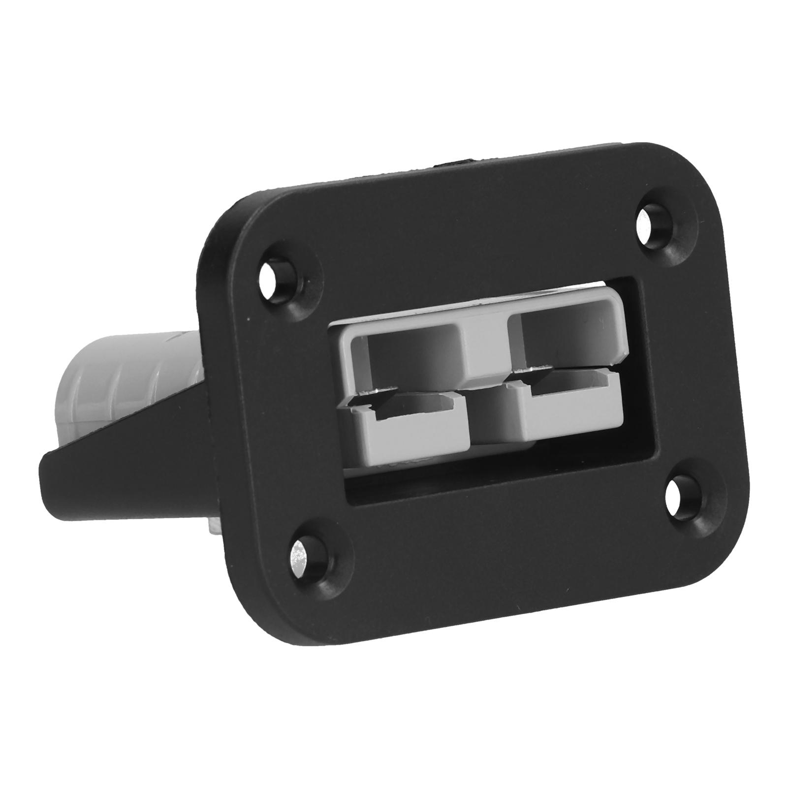 

Черный ABS Разъем для зарядки аккумулятора Врезной 50 Ампер Монтажный комплект разъема для