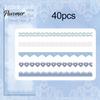 Autocollants Décoratifs Rétro en Dentelle PET pour Scrapbooking, Journal, Carte à Texture Vieillie, Planificateur, Carnet de Notes, Photo, Album,