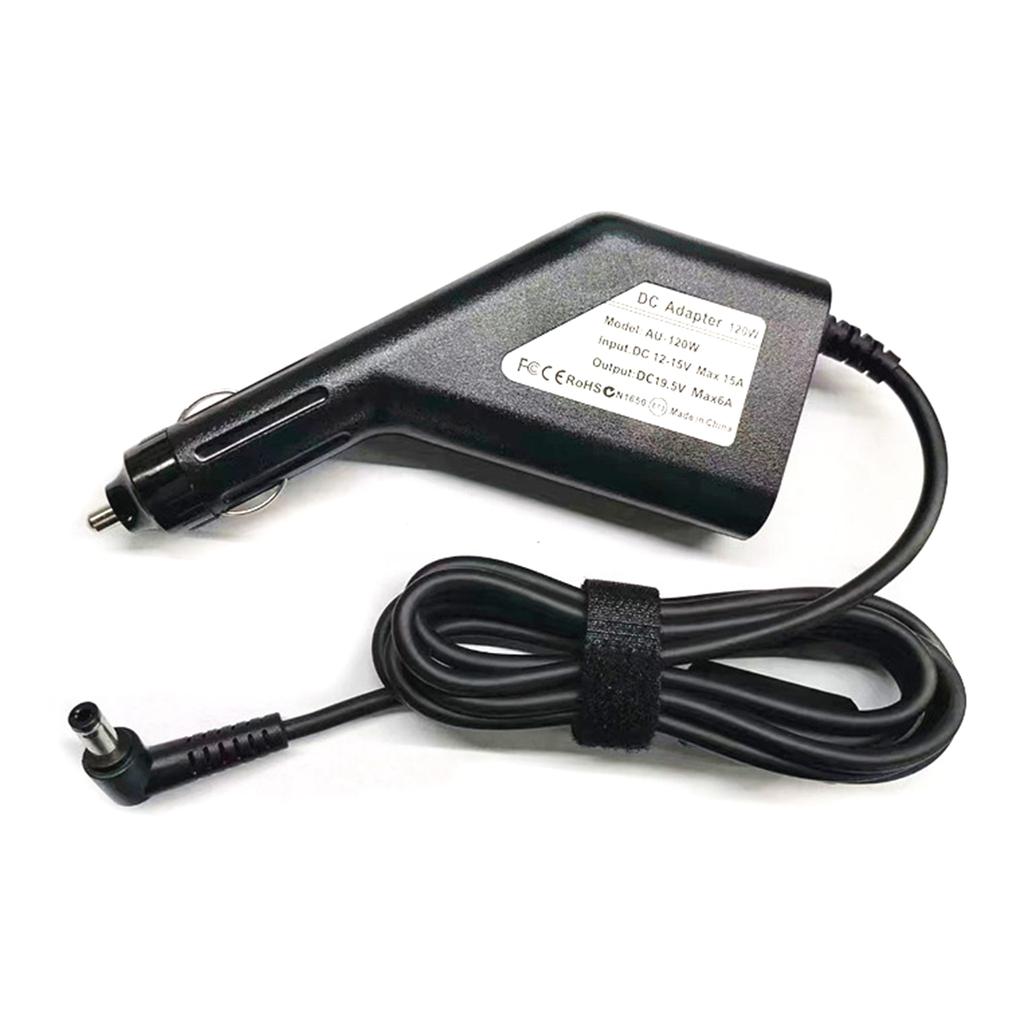 Nabíječka do auta pro notebook 19V 6.32A 120W Přenosný napájecí zdroj pro notebooky Asus FX50J FX63V 5.5x2.5MM