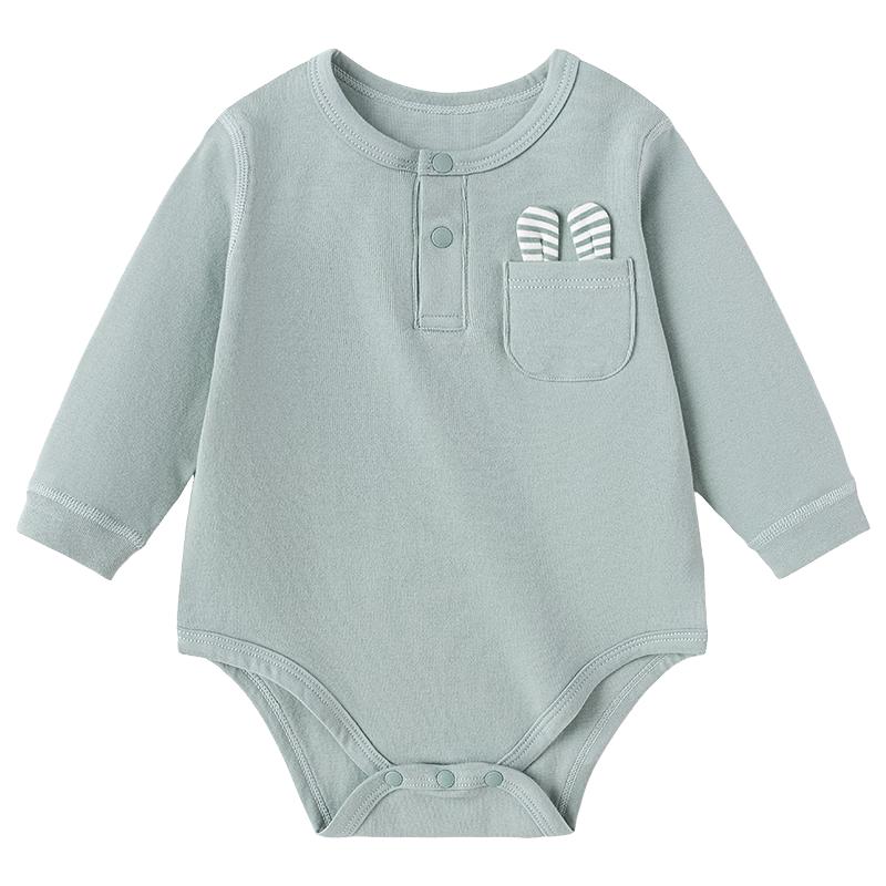 Babylove Pure Color Stretchy Baby Romper 80