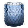 Elegant Blue Glass Candlestick