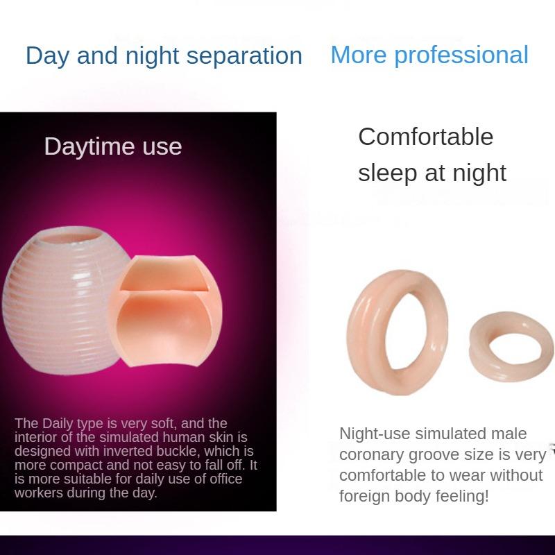 3PCS Multifunction Foreskin Correction Penis Rings Delay Ejaculation Male Chastity Device Screw Shape Cock Ring Sex Toys For Men