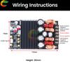 DC19-50V 300W+300W Audio Amplifier Module TPA3255 Chip 2.0 Channel with Treble and Bass Adjustment