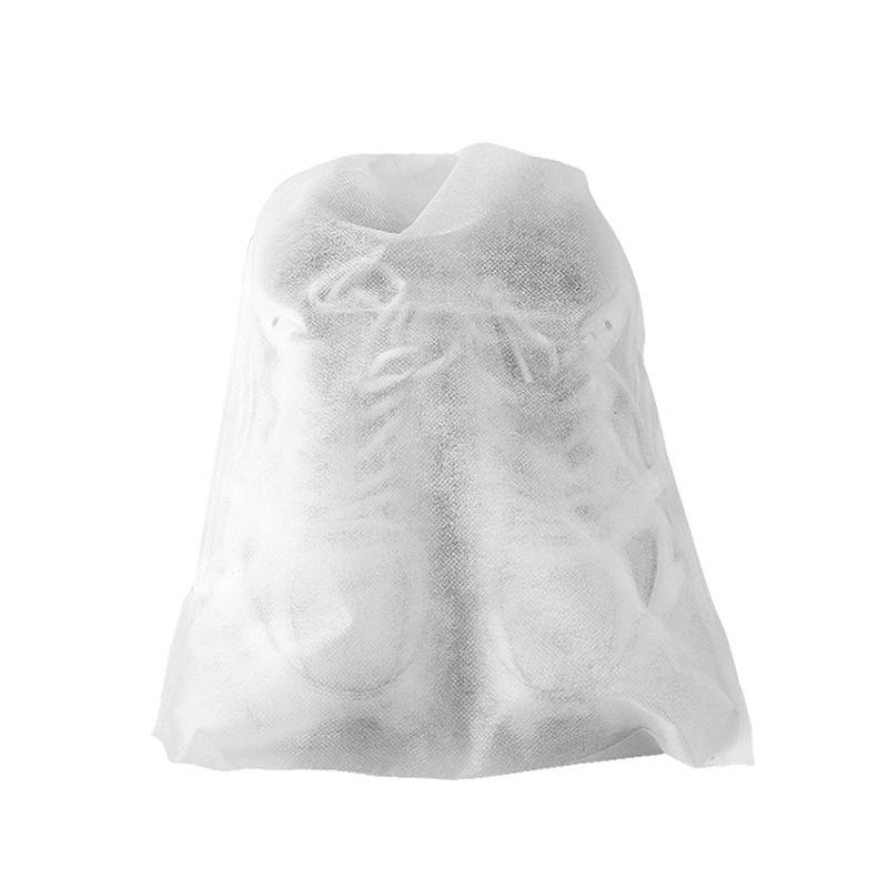 Small white shoes sun shoes anti-yellow bag non-woven dust bag travel shoes cover bag portable storage bag white shoes dust bag