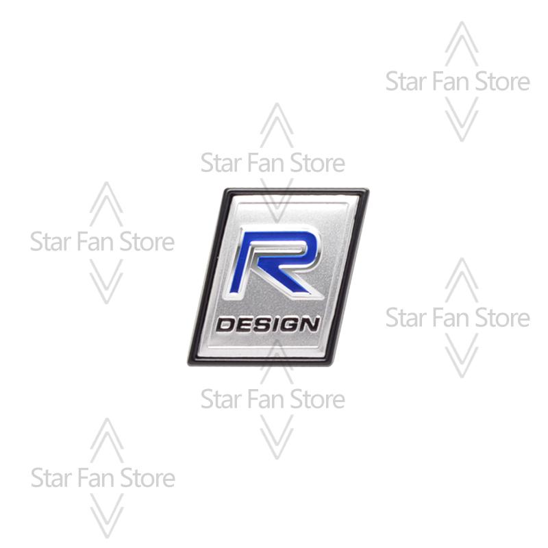 Metall Für TWIN ENGINE OCEAN RACE Entwickelter Elchtest R Design Schweden Flagge Abzeichen 3D Aufkleber Auto Kofferraum Karosserie Emblem Aufkleber