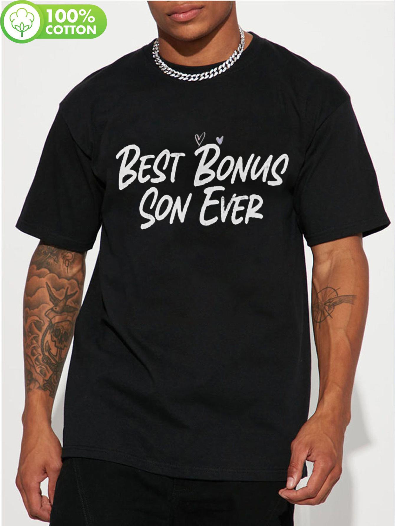 Best Bonus Son Ever Funny Tshirt Funny Graphic Tshirt for... XXL