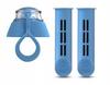 Filtereinsatz für Dafi Flasche, blau, 2 Stück, Kappe