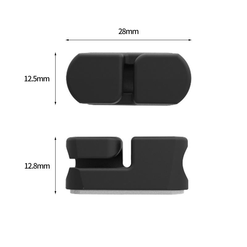Self-Adhesive Silicone Cable Clips for Organizing Cords and LED Strips