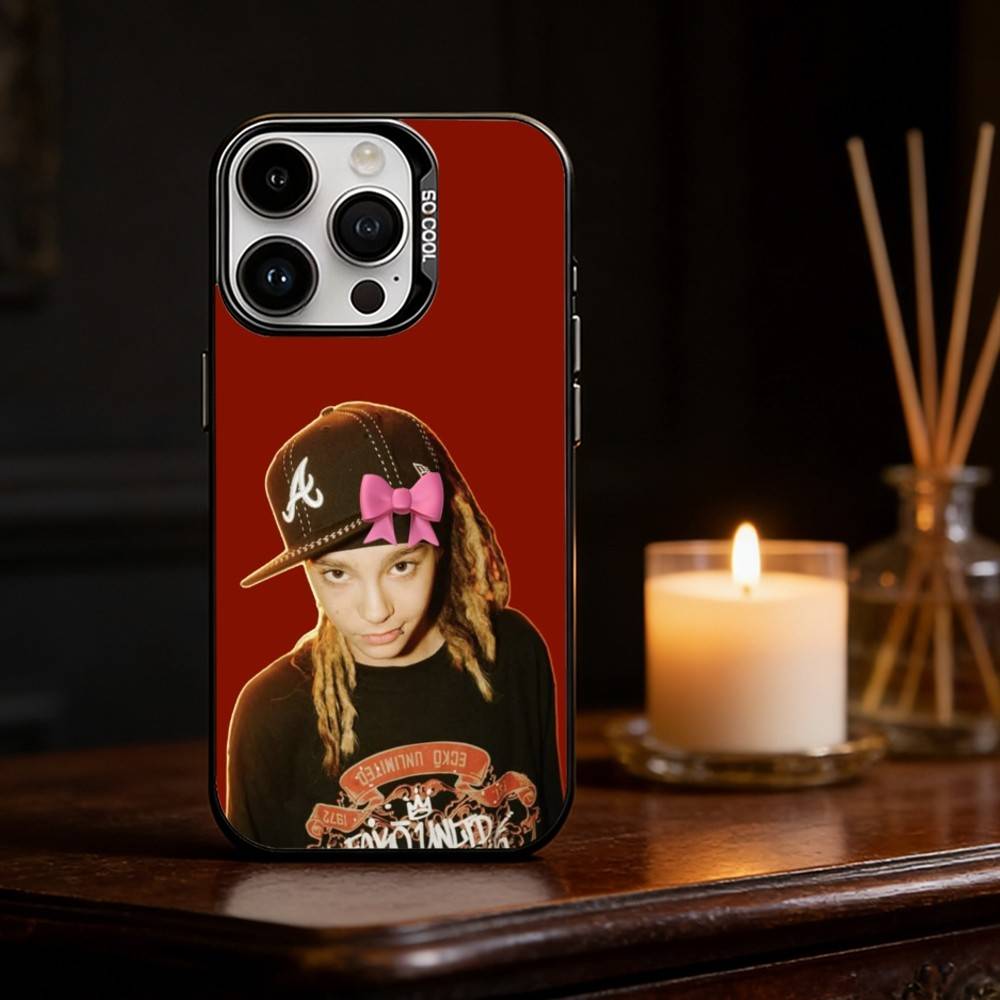 Tom K-Kaulitz Phone Case For iPhone 17 16 15 14 13 12 11 Pro Max Plus Silver Matte Black Cover