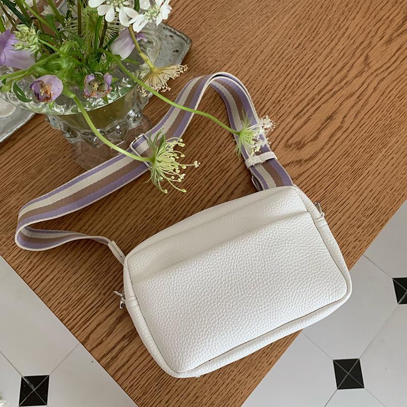 Fashion Women s Bag New Solid Color PU Crossbody Bag Women s Bag Women s Shoulder Bag Small Square Bag