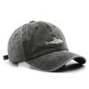 European and American men's sports leisure washed old shark baseball cap street fashion trend women's sunshade cap
