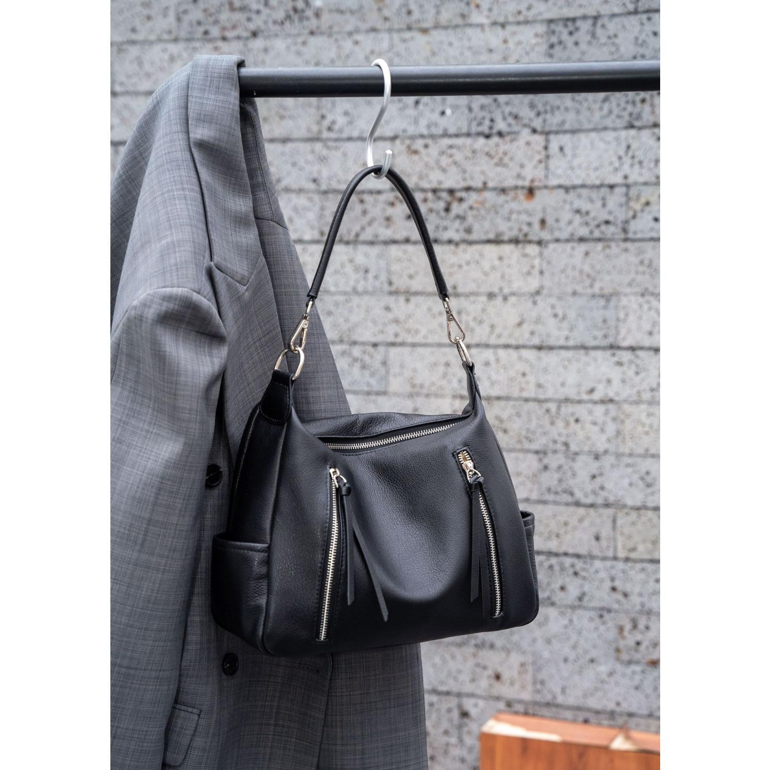 

Квадратная сумка из коровьей кожи, сумка-кроссбоди, сумка-ракушка, модная женская наплечная сумка-кроссбоди, практичная сумка из мягкой кожи чёрный